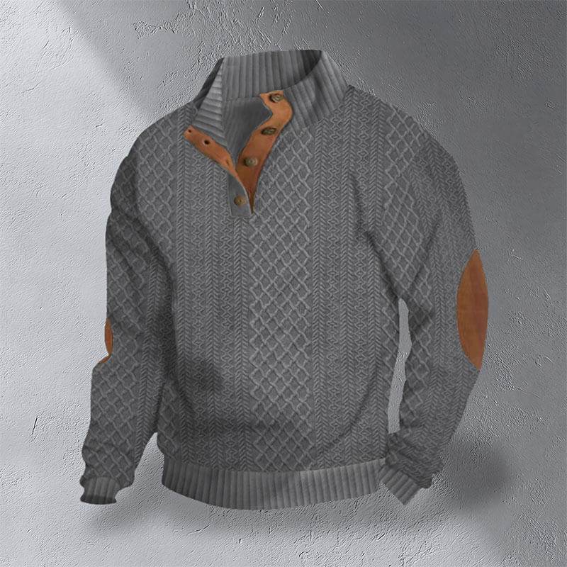 Alpine Diamond Cable Knit Sweater