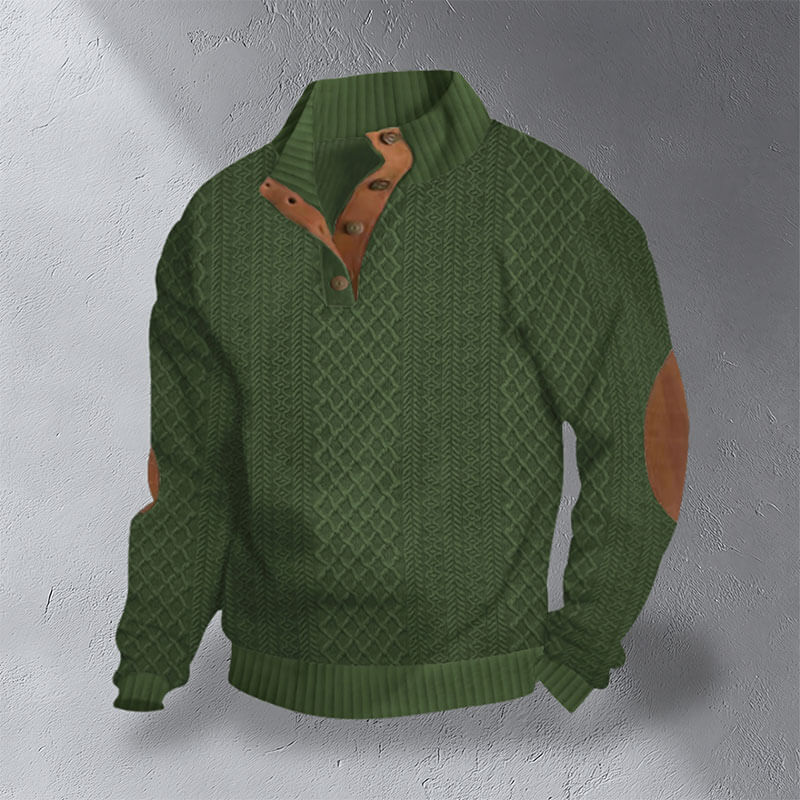 Alpine Diamond Cable Knit Sweater
